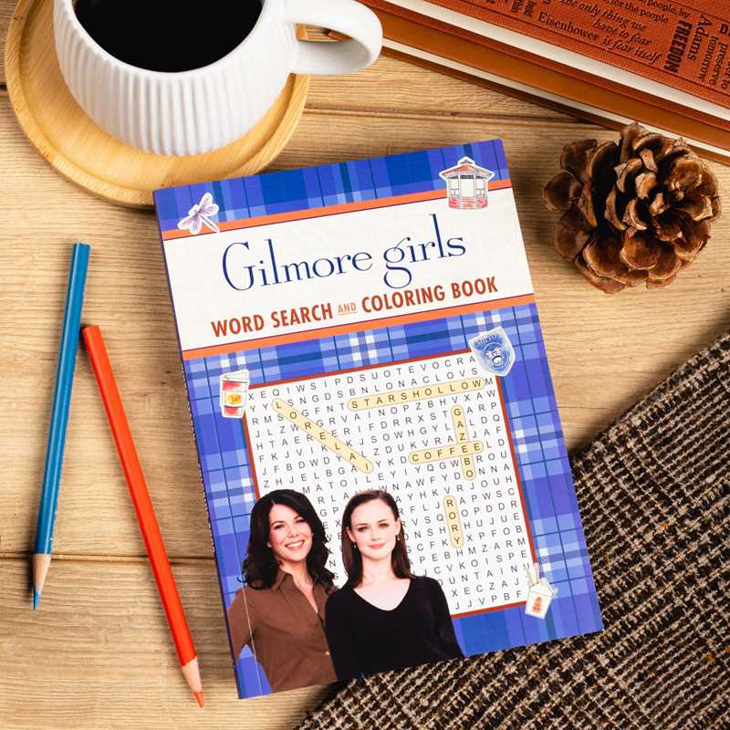 Gilmore Girls Word Search and Coloring Book