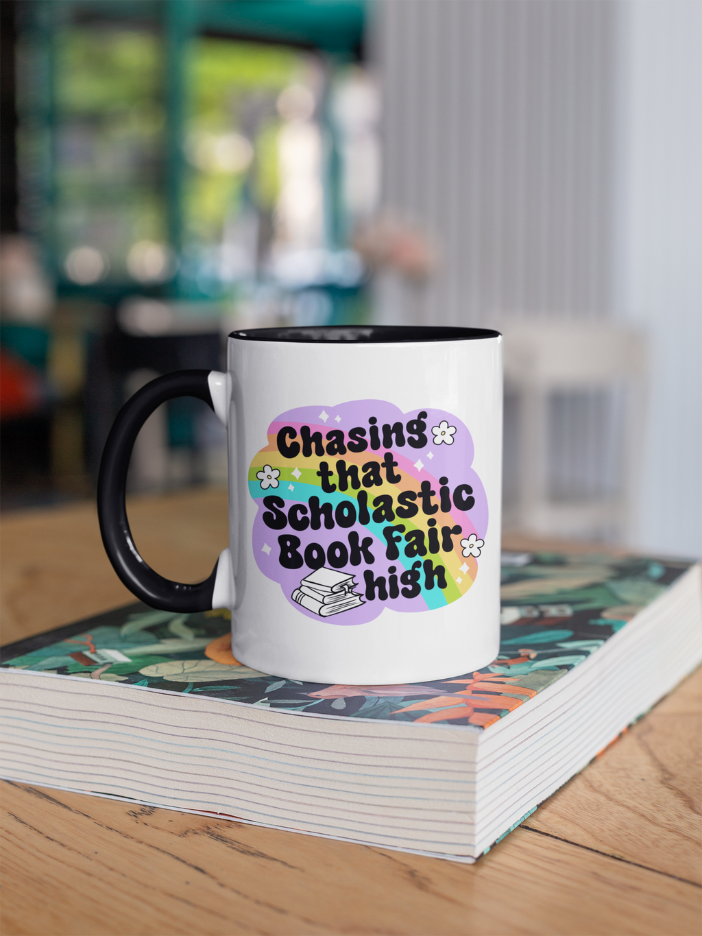 Chasing That Scholastic Book Fair High Coffee Mug