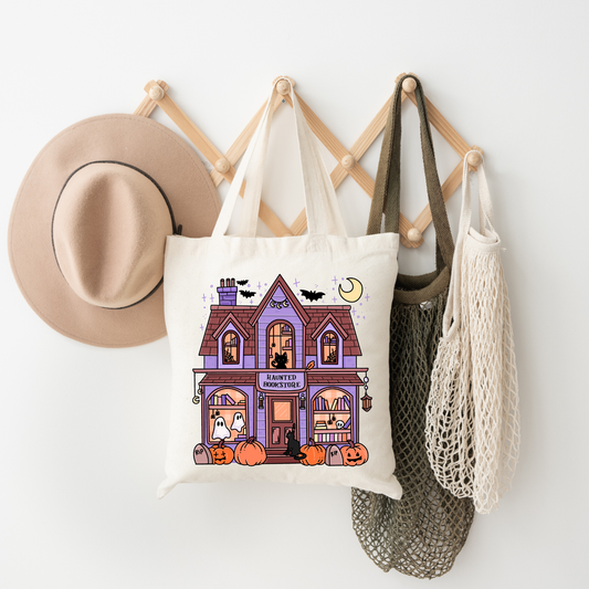 Tote Bag - Haunted Bookstore