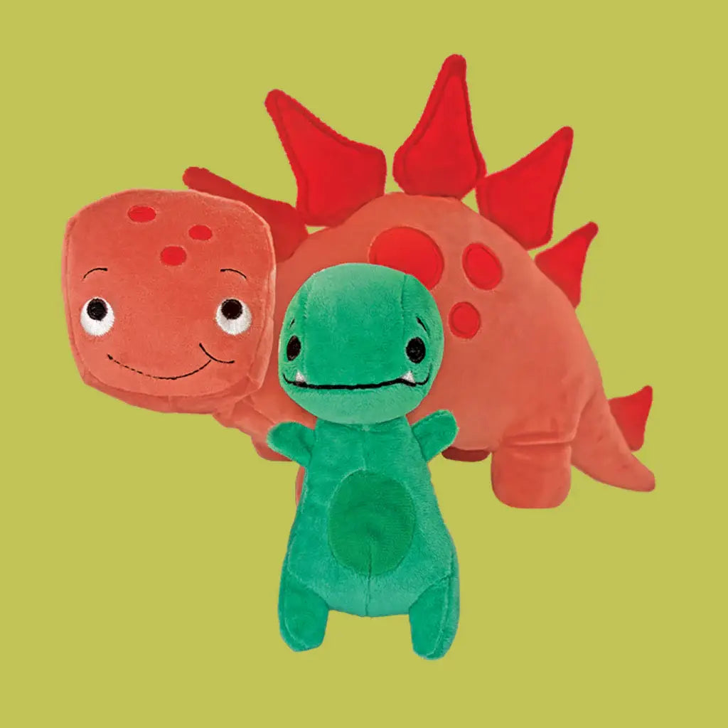 Tiny T. Rex And Pointy Plush Pair