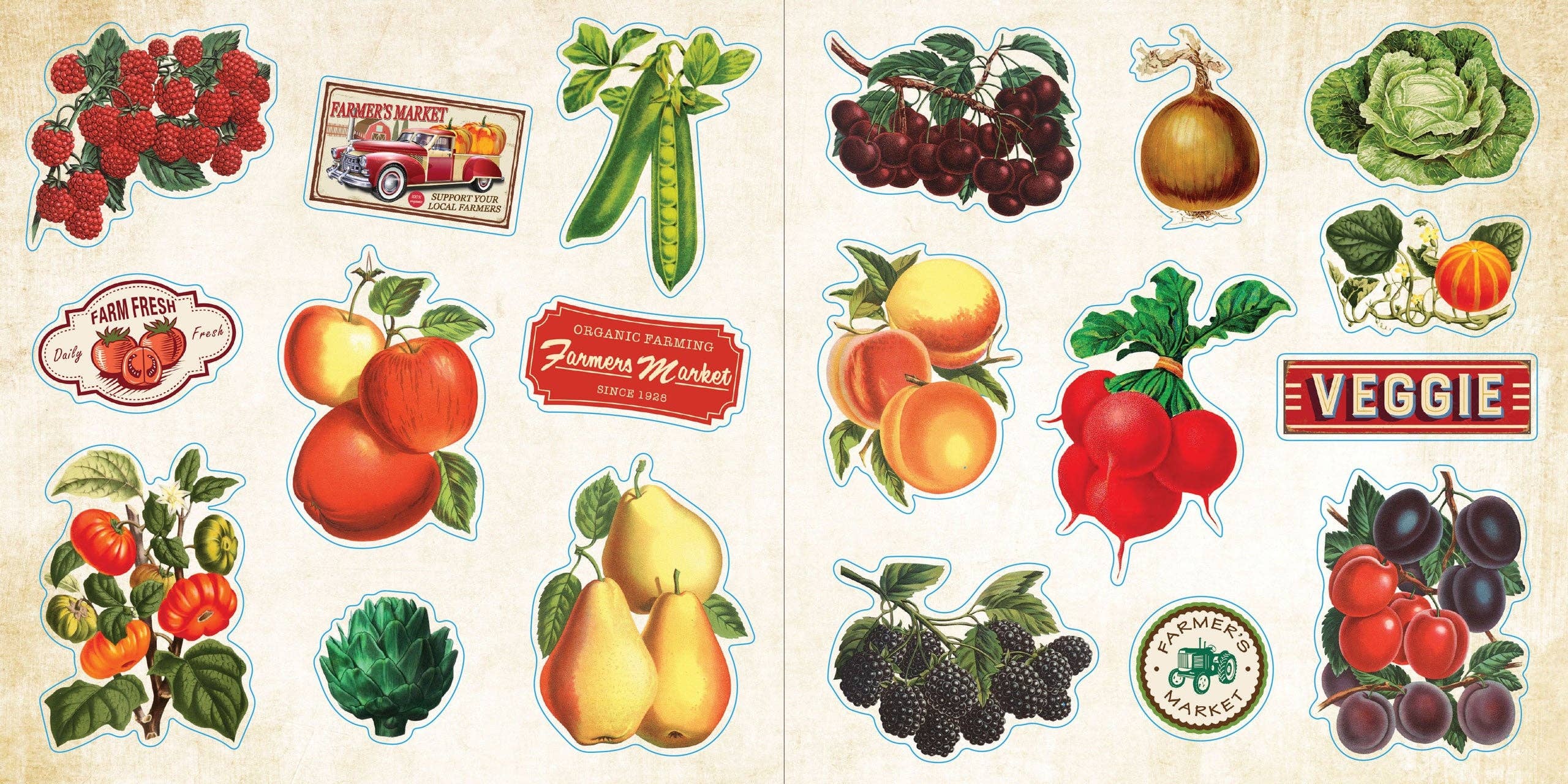 Sticker Book - Loads of Ephemera (580 stickers)