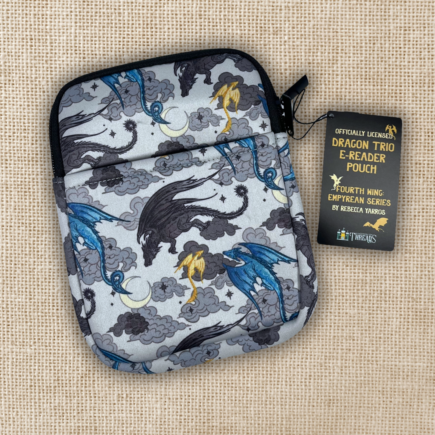 Dragon Trio E-reader Pouch | Fourth Wing
