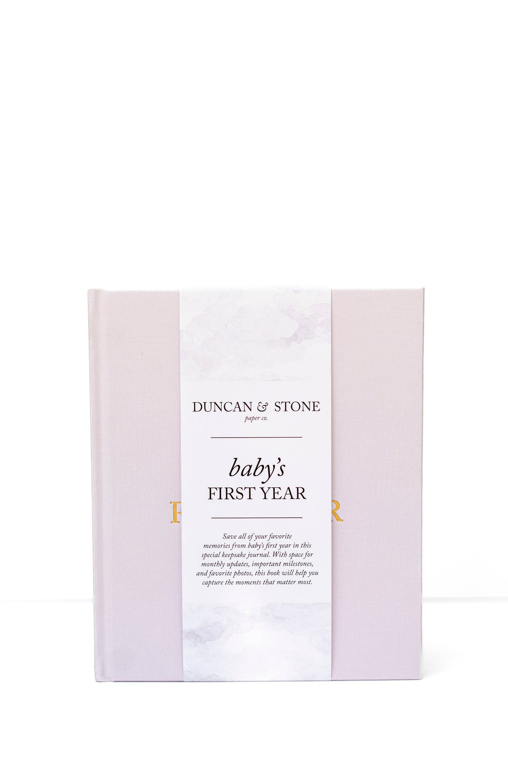 Baby's First Year Memory Book & Photo Album | Mother's Day: Dusty Rose