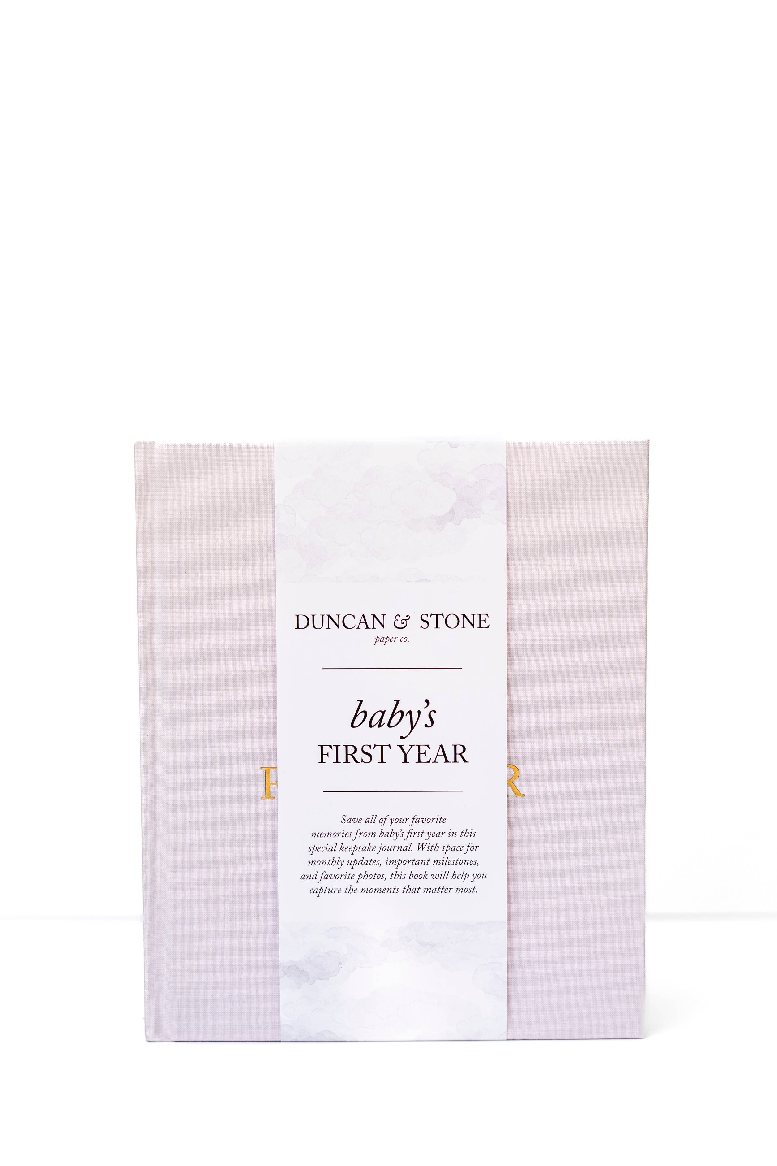 Baby's First Year Memory Book & Photo Album | Mother's Day: Dusty Rose