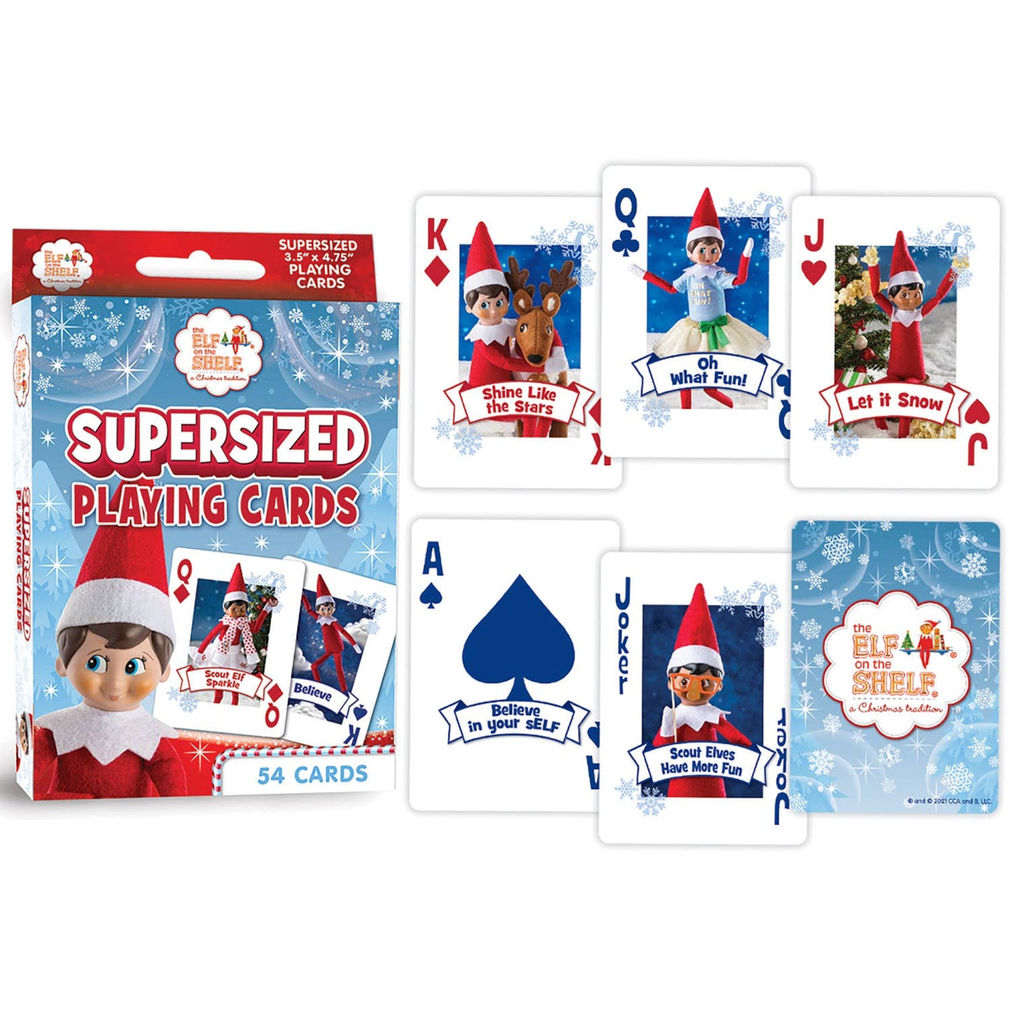 Elf on the Shelf - Supersized Playing Cards