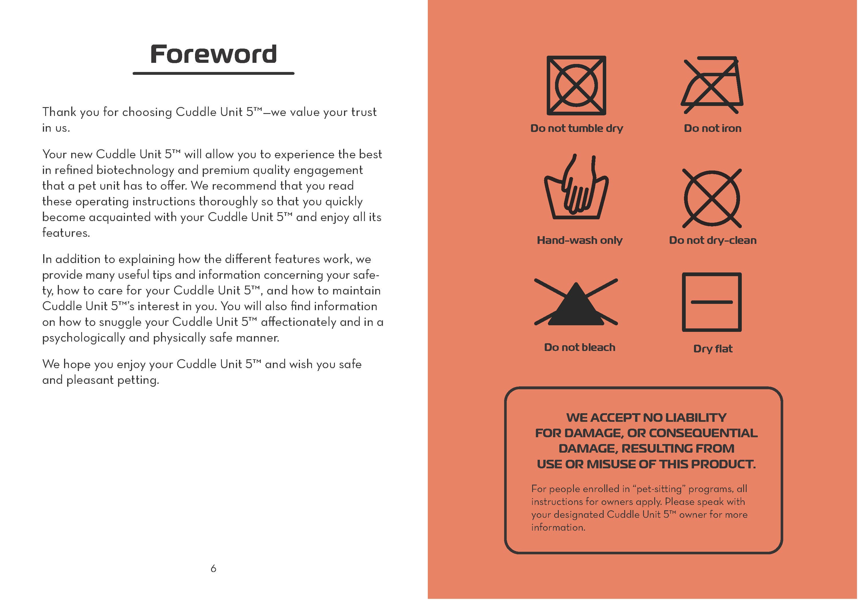 Cat Operator's Manual