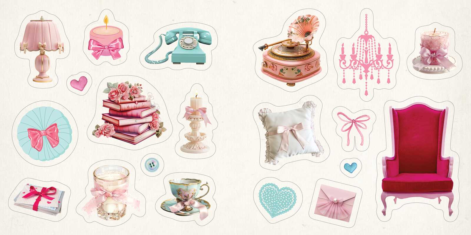 Coquette Stickers by Adams Media: Paperback; 96 pages / English