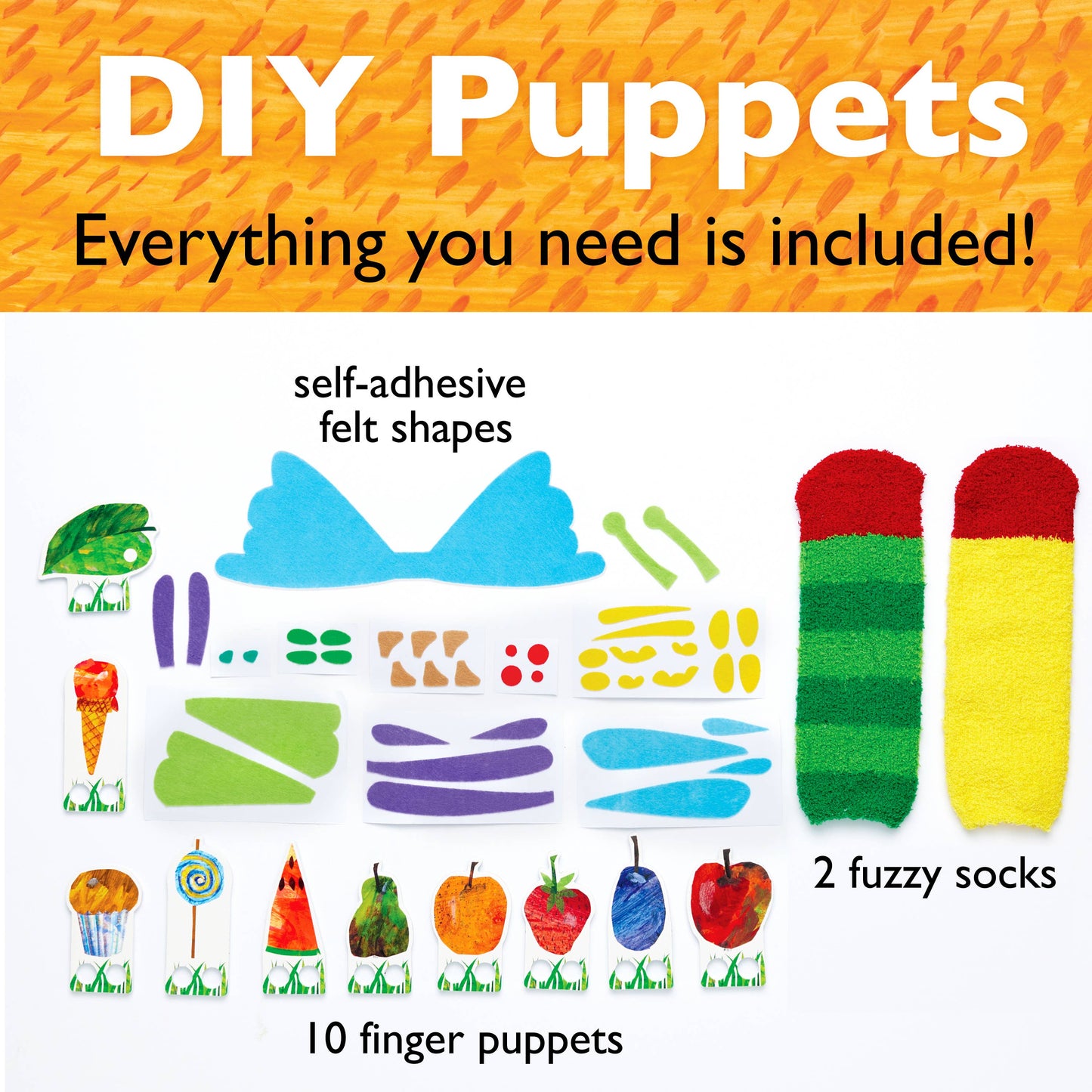 The Very Hungry Caterpillar Story Puppets Craft Kit for Kids