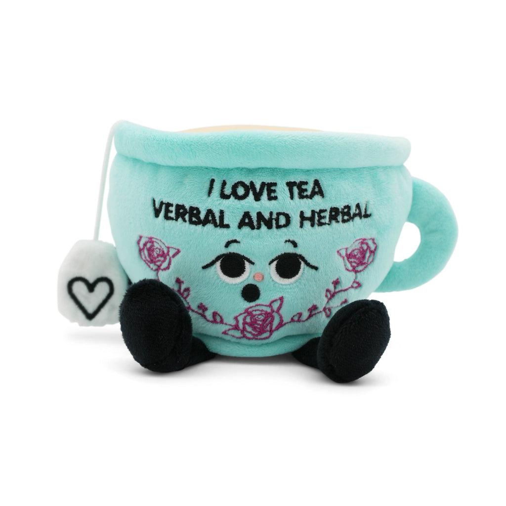 ' Verbal and Herbal Tea? ' Plush Gift Soft Funny Stuffed