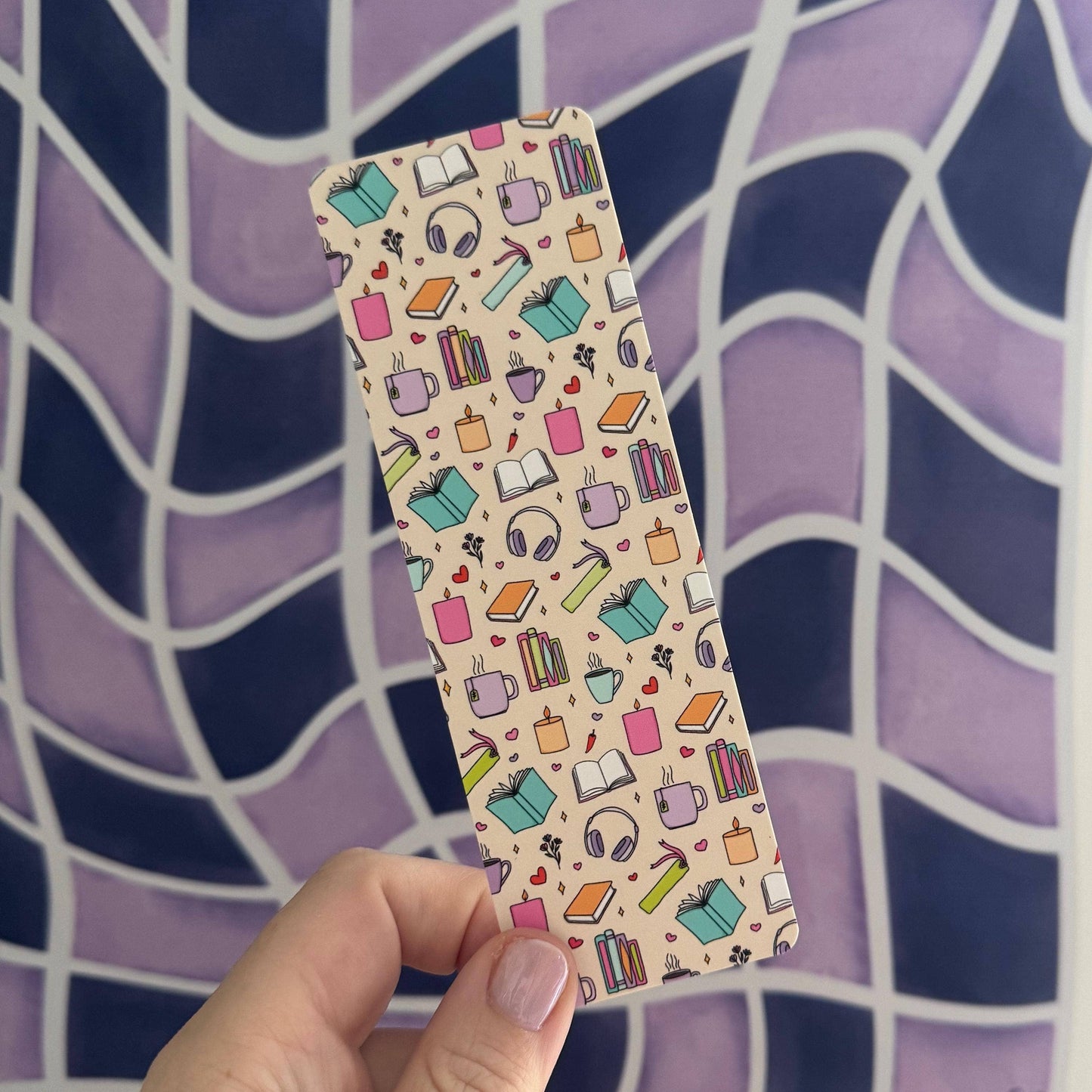 Book Doodles Illustrated Bookmark