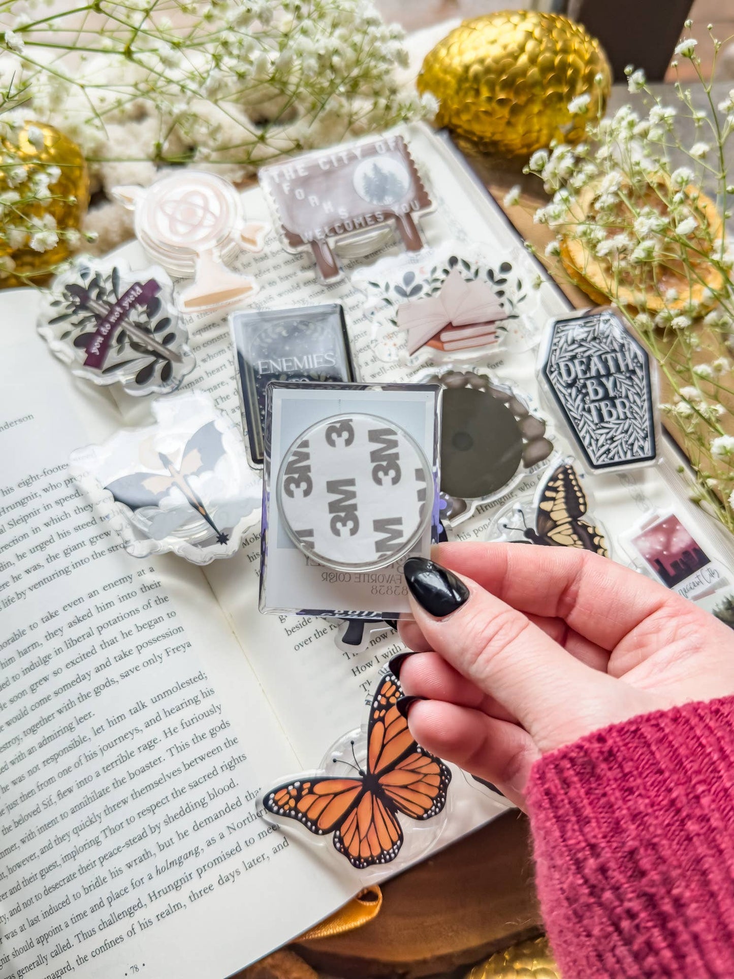 Kindle / Phone Grip - ACOTAR Cauldron Boil Me