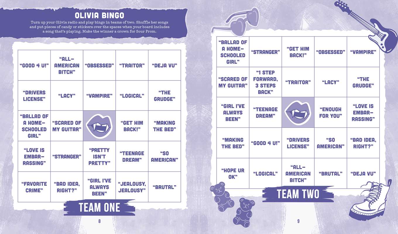 Activity Book - Unofficial Olivia Rodrigo