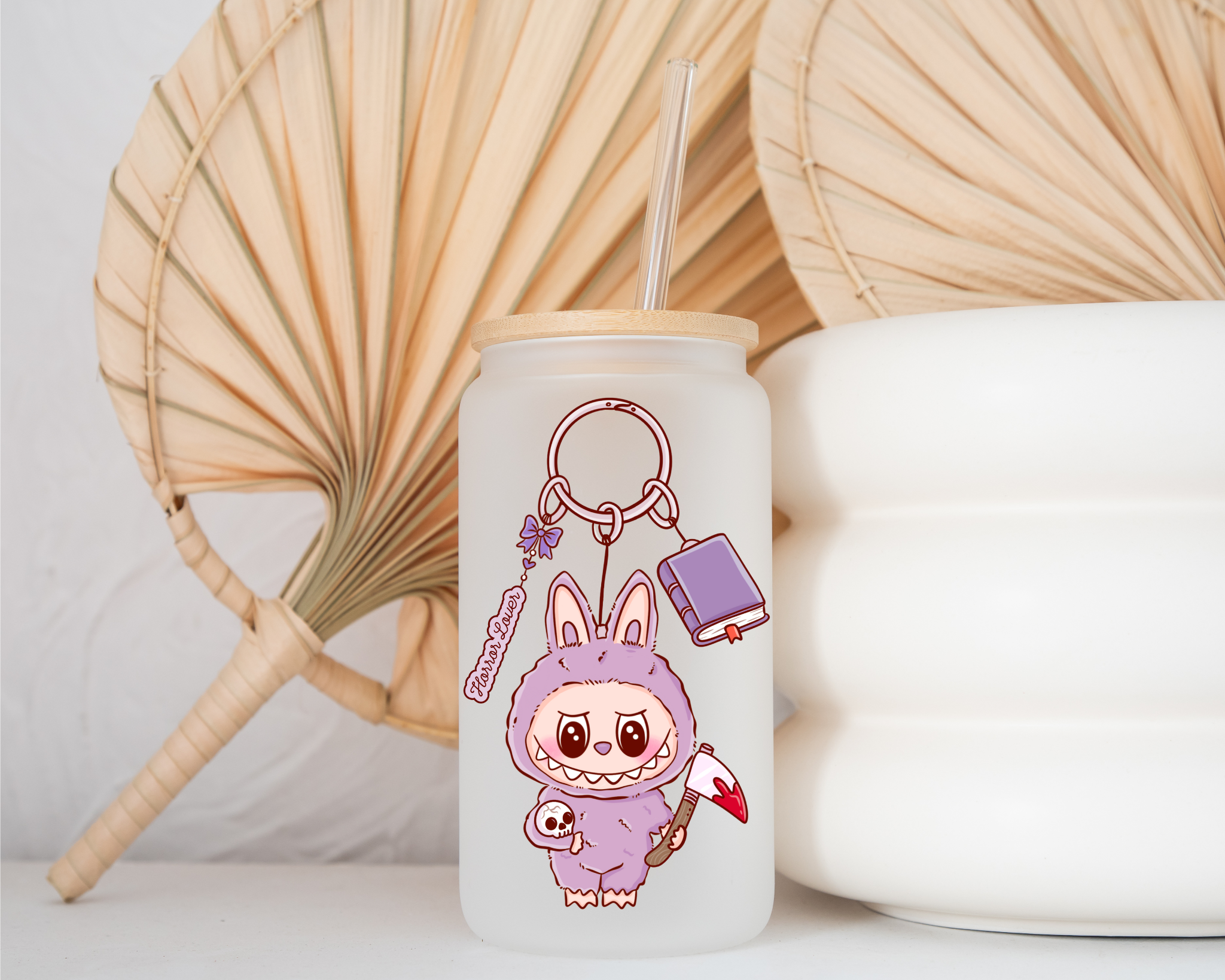 Glass Can - Labubu Horror Reader