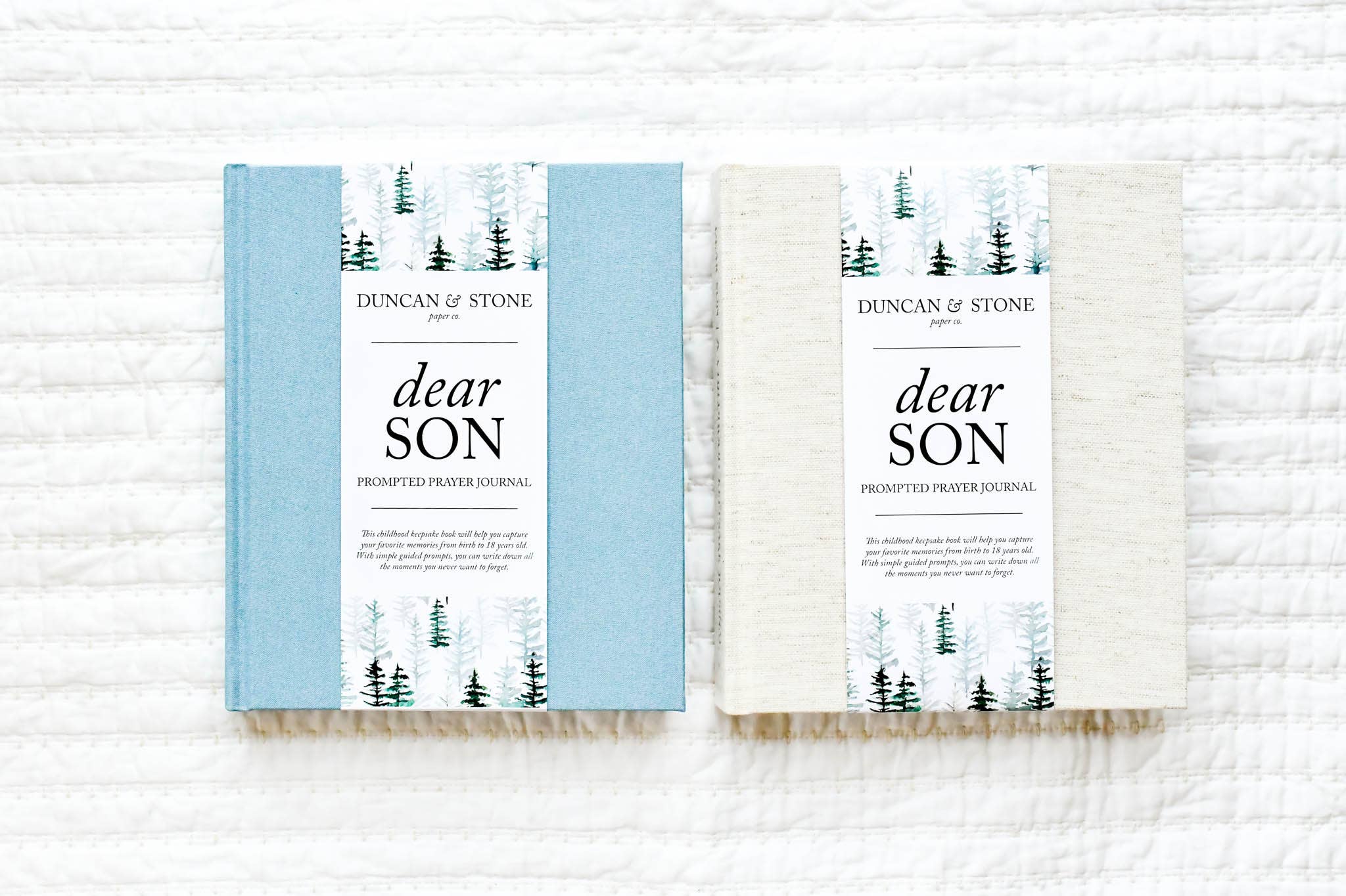 Dear Son Childhood Keepsake Book | Gift for Mom or Spouse: Gray