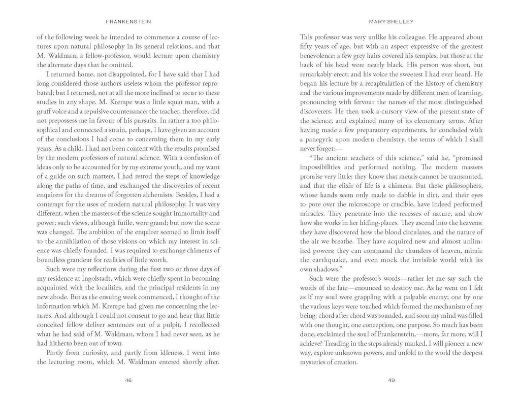 Frankenstein by Mary Shelley