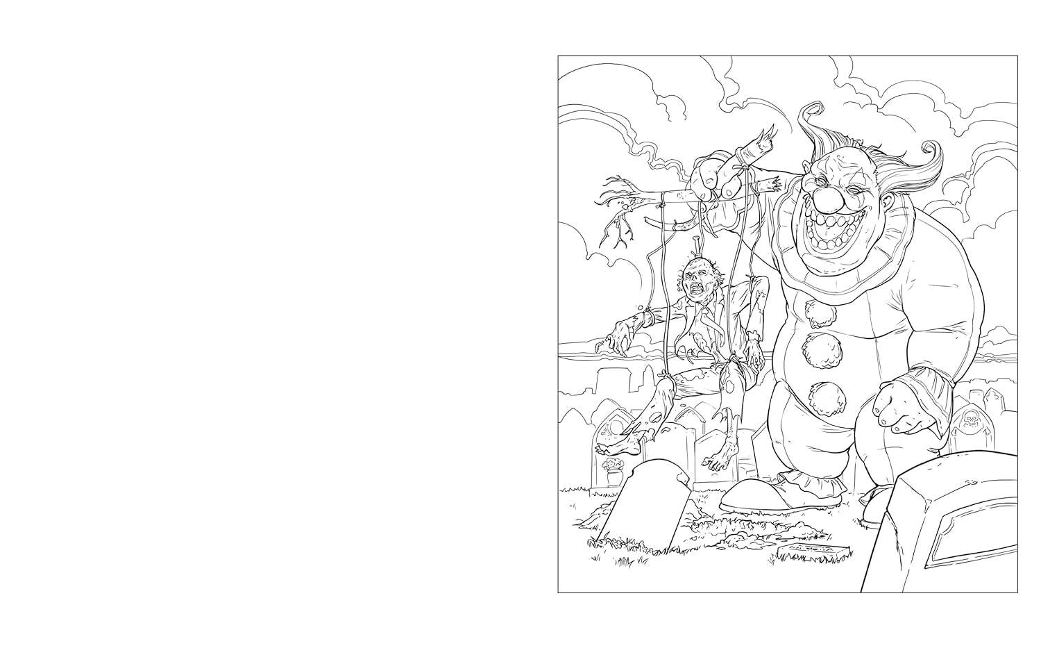 Coloring Book - Shocking Horror