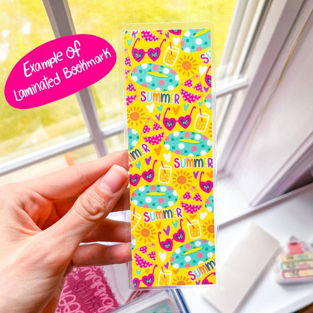Emily Cromwell Designs - Go Away I'm on a Date With my Book Boyfriend Bookmark: Laminated