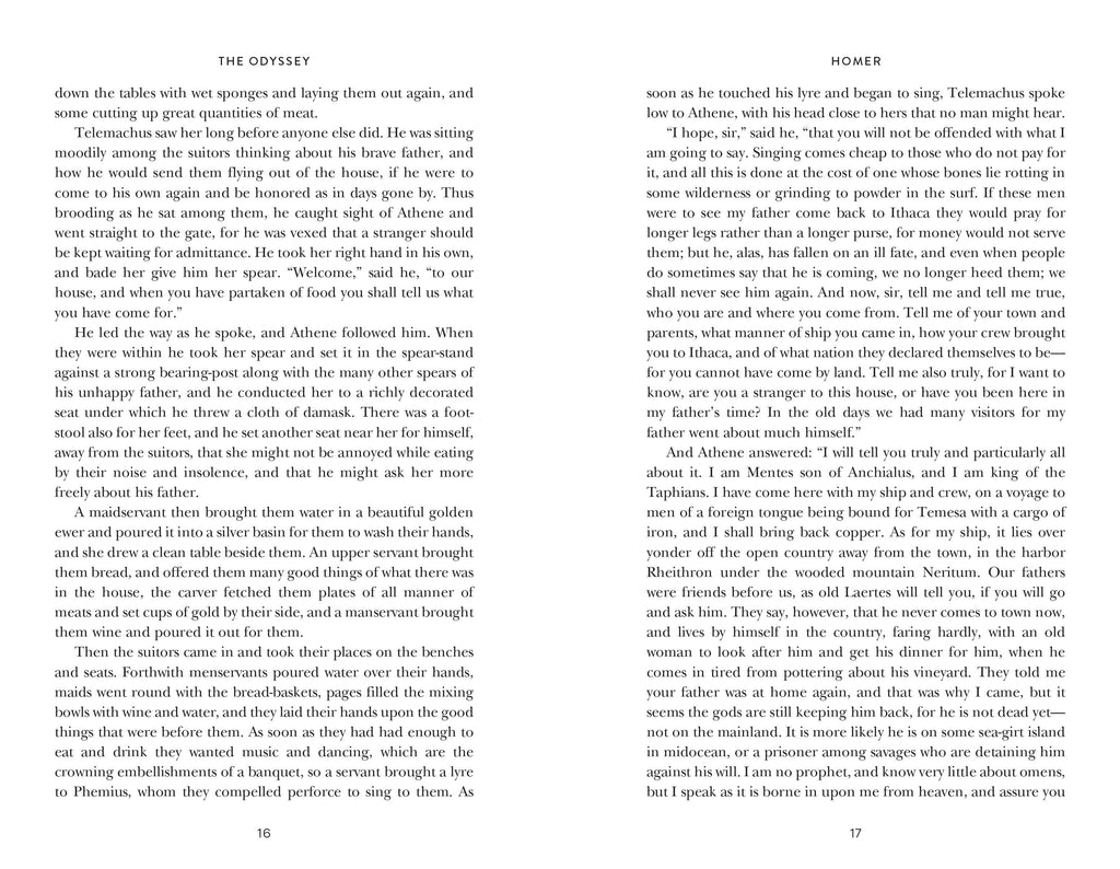 The Odyssey by Homer (Signature Clothbound Edition)