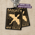 Keychain - Fourth Wing Basgiath War College Emblem Acrylic