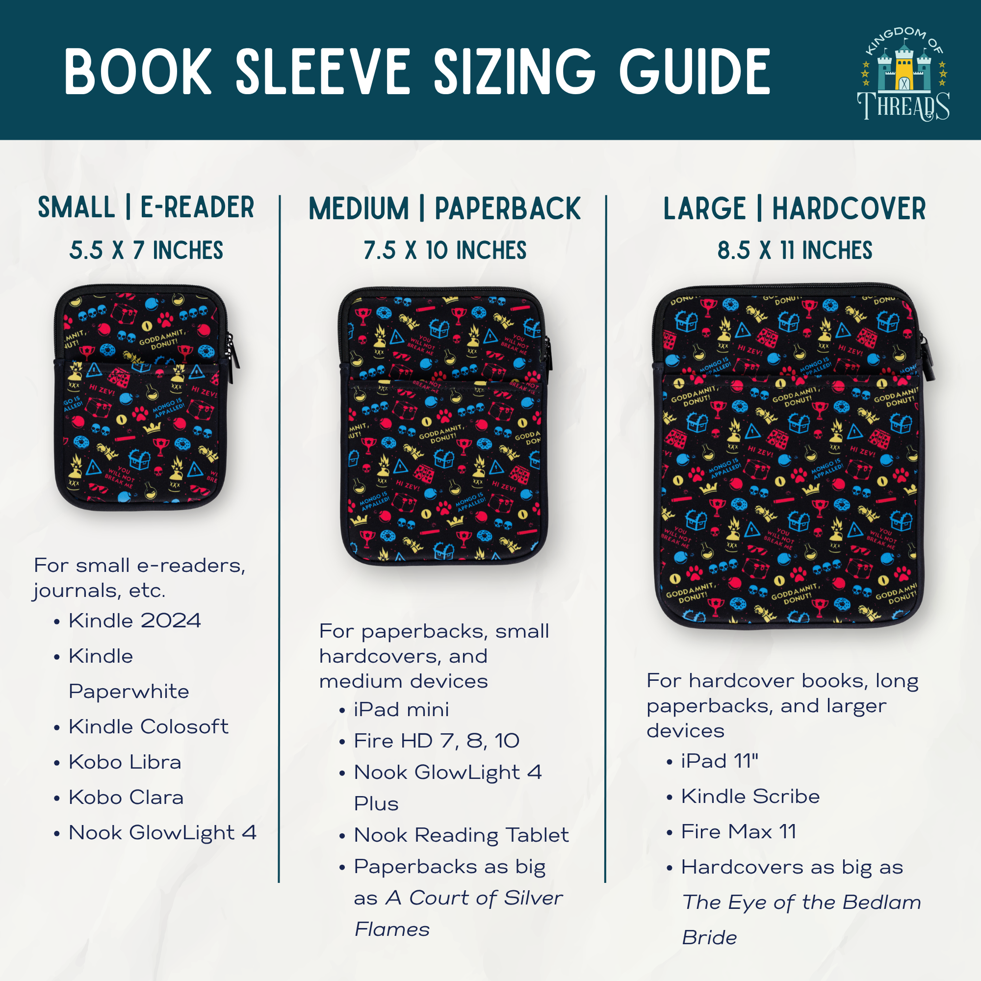 Pride Dragons Book Sleeve: Medium | Paperback