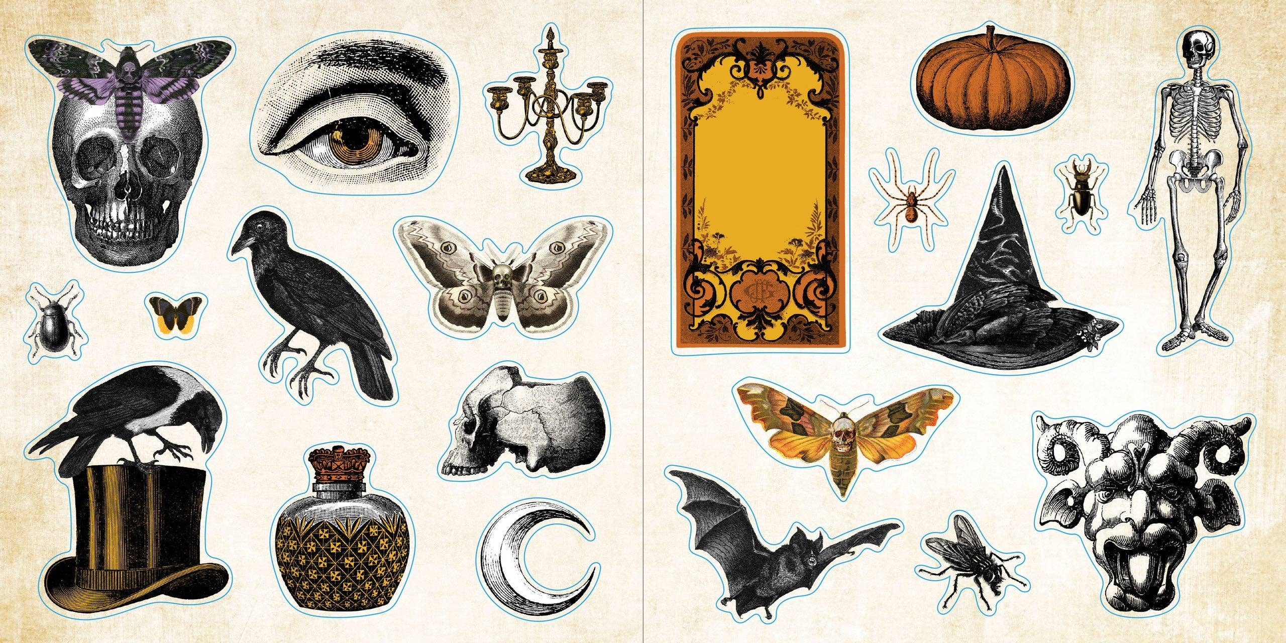 Sticker Book - Loads of Ephemera (580 stickers)