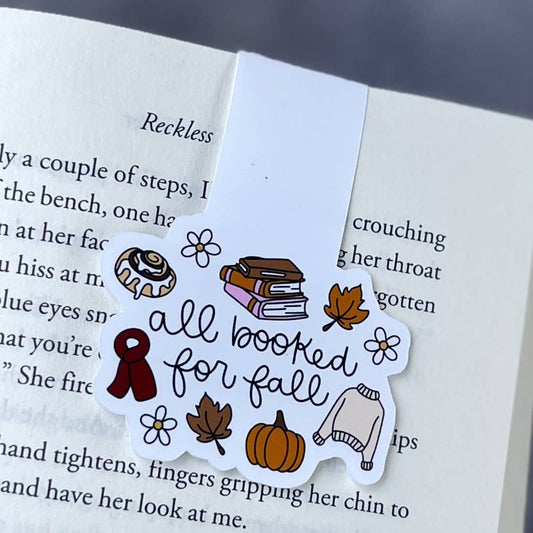 Magnetic Bookmark - All Booked for Fall