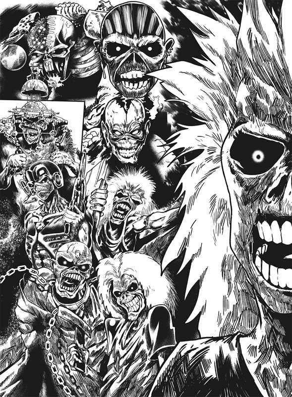 Coloring Book - Iron Maiden Official