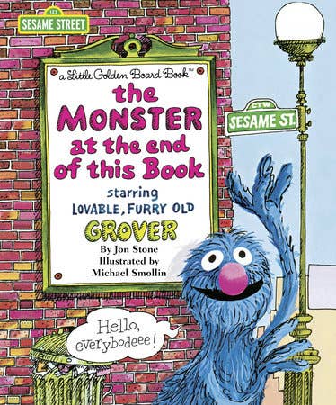 Monster At The End of This Book Board Book