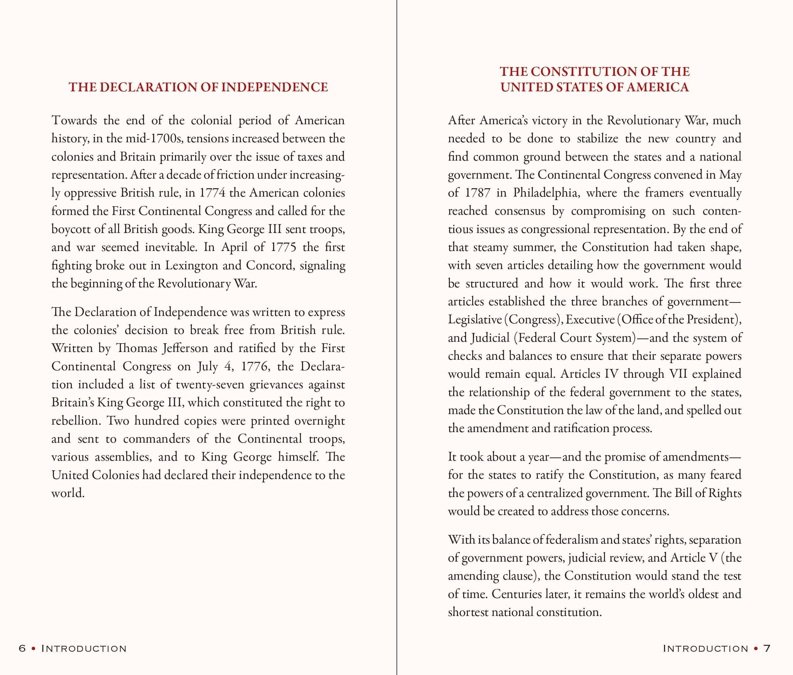 The Constitution of the United States of America
