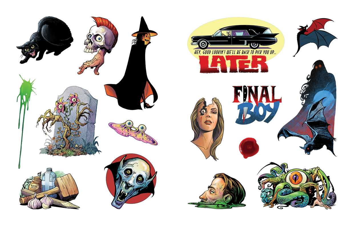 Extreme Horror Sticker Book