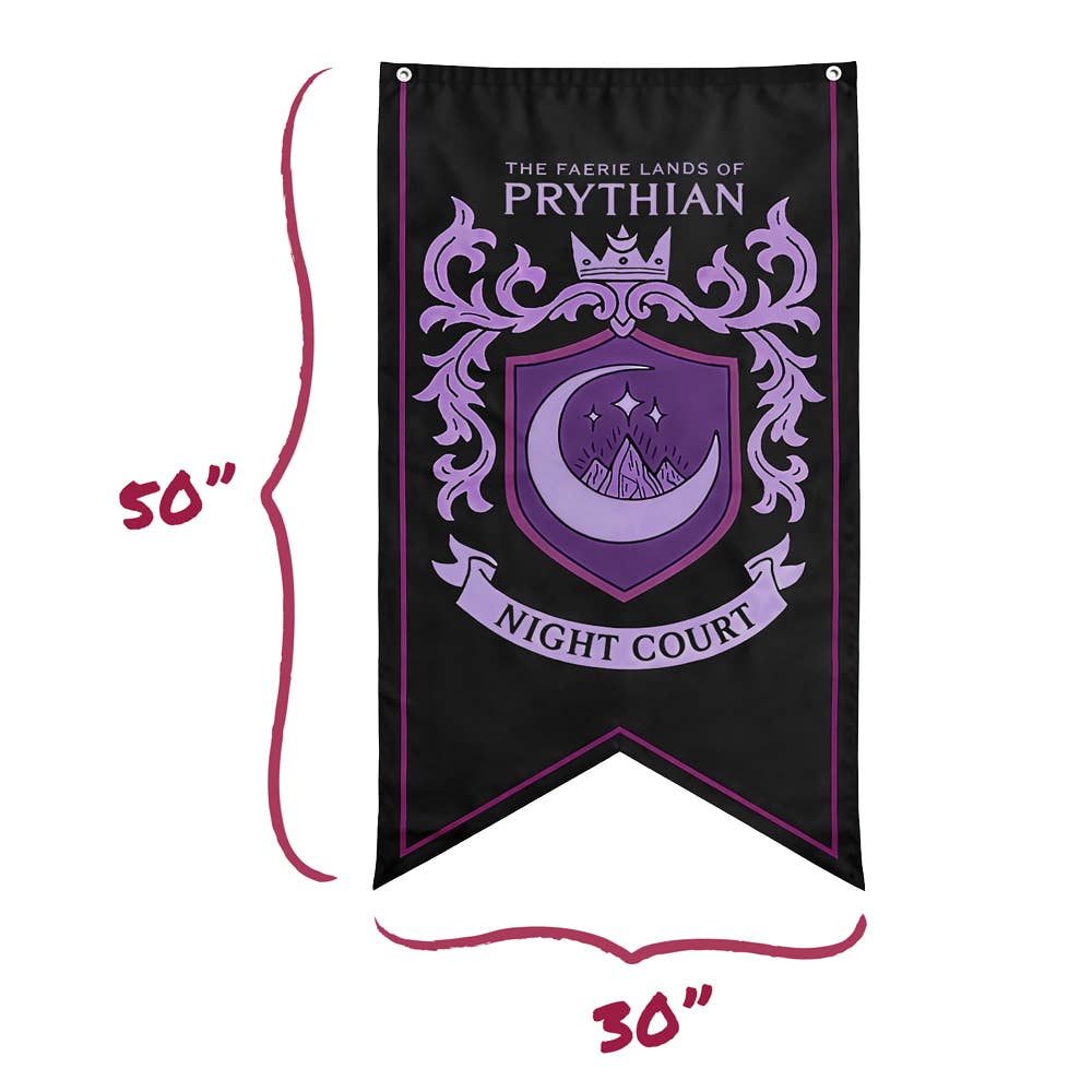 A Court of Thorns and Roses Night Court Banner (30'' x 50'')