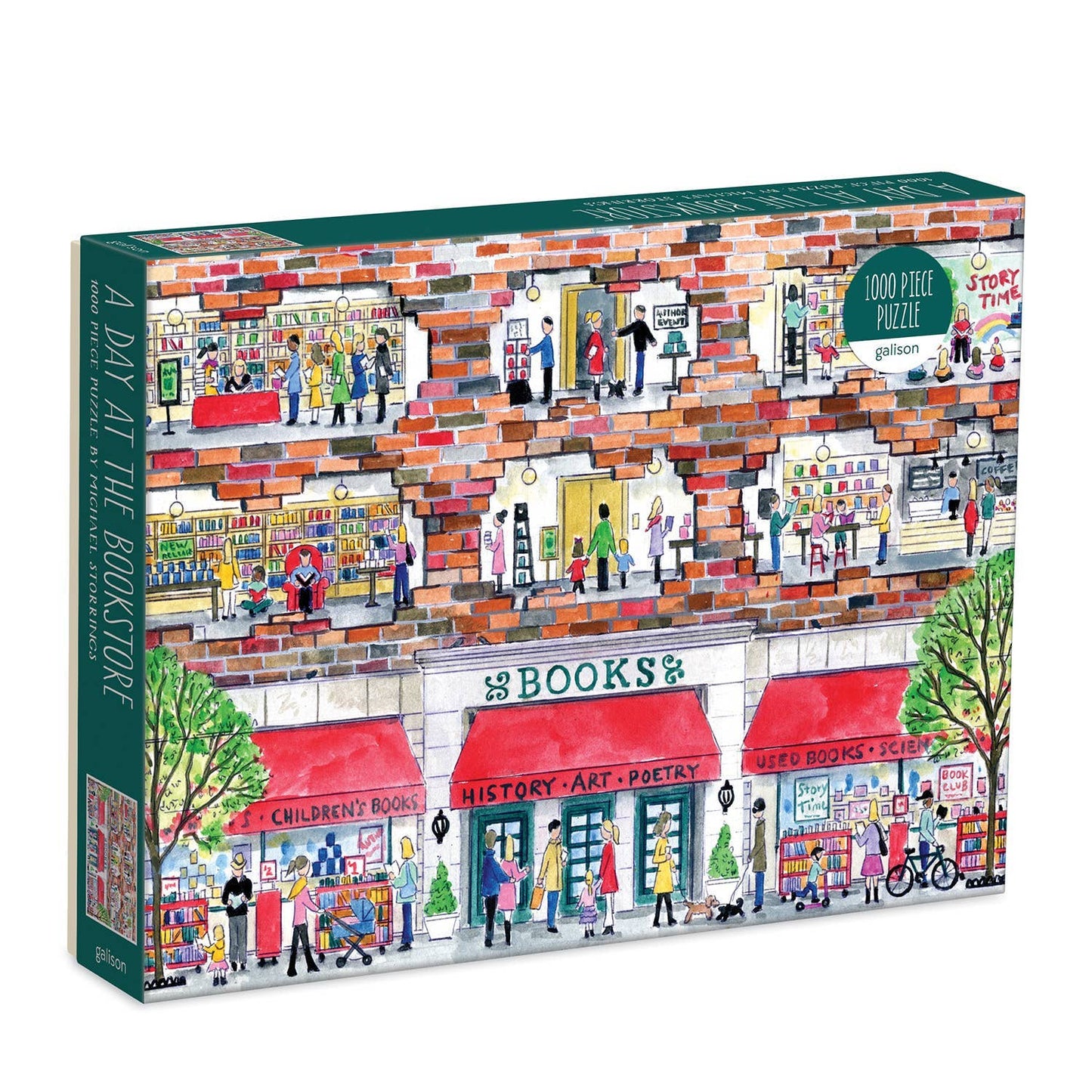Puzzle - Michael Storrings A Day at the Bookstore 1000 Piece