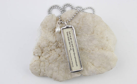 Take The Adventure Narnia Literary Book Charm Necklace