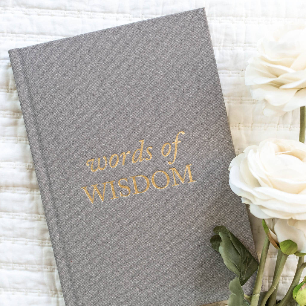 Words of Wisdom Journal for Wedding Guest Book | Graduation