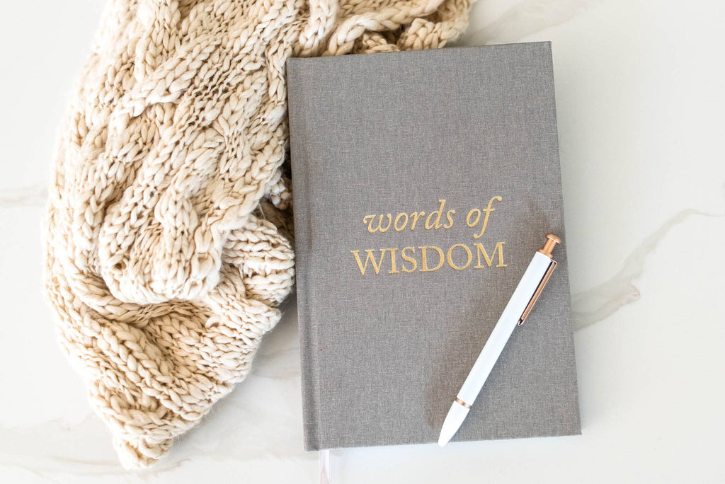 Words of Wisdom Journal for Wedding Guest Book | Graduation