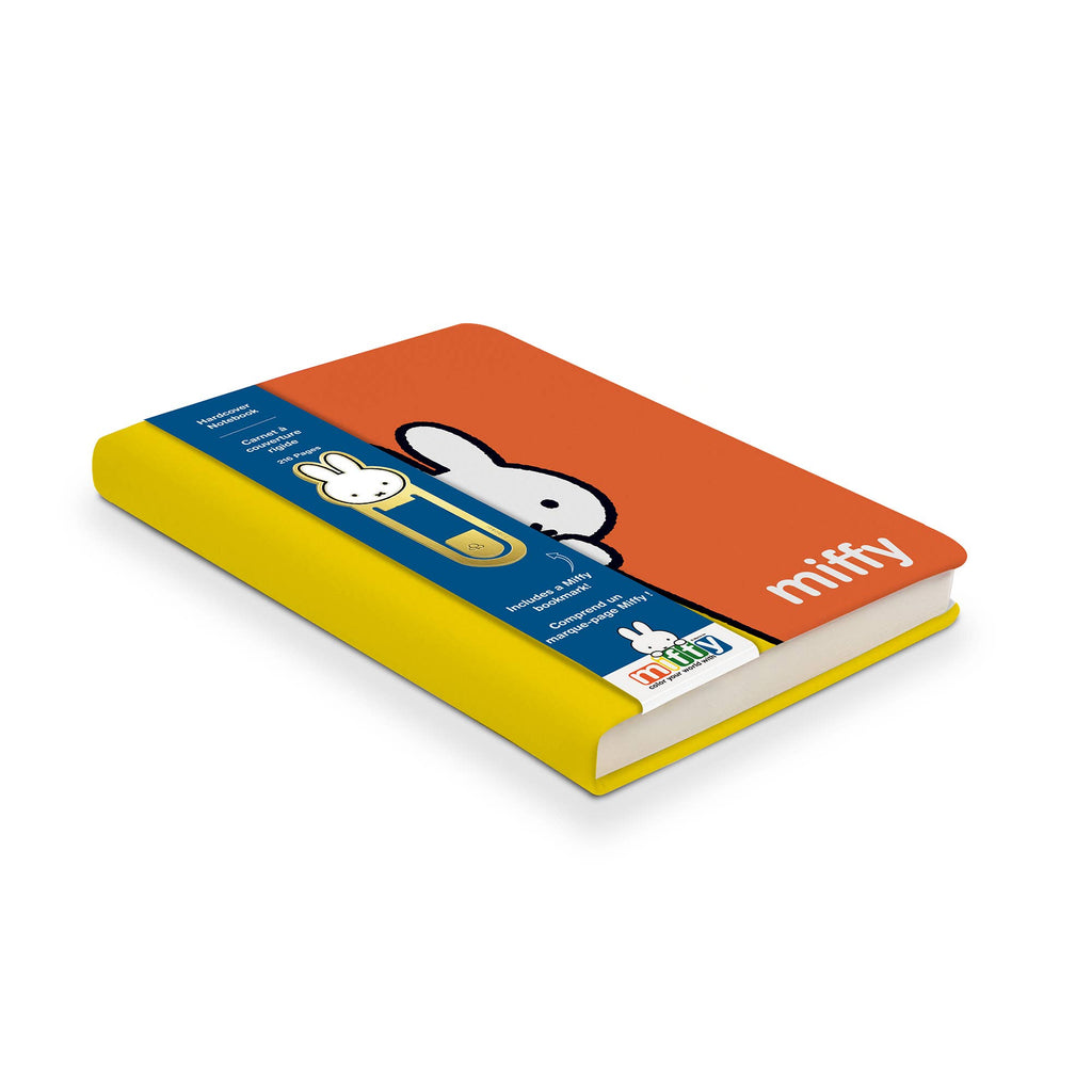 Hardcover Notebook with Enamel Bookmark Classic Miffy