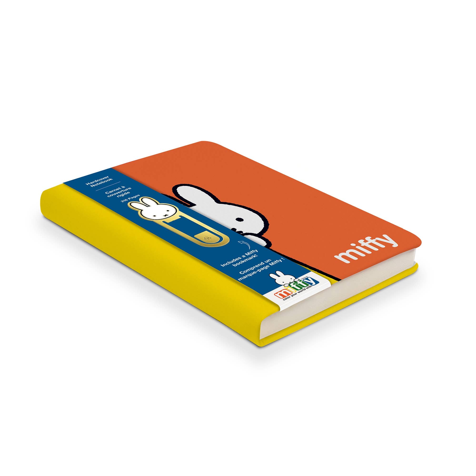 Hardcover Notebook with Enamel Bookmark Classic Miffy
