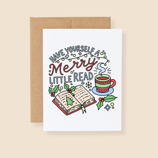 Greeting Card - Have Yourself a Merry Little Read