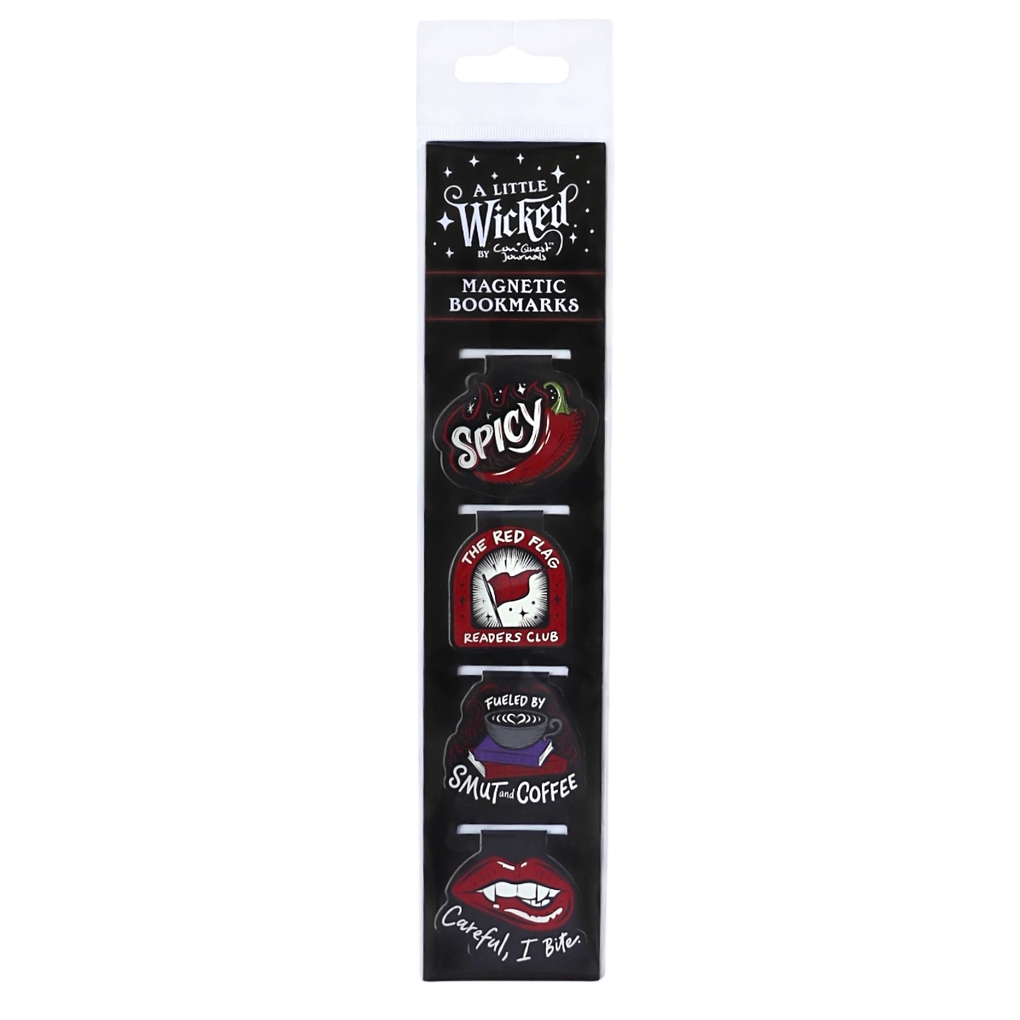 A Little Wicked Magnetic Bookmarks (4-Pack)