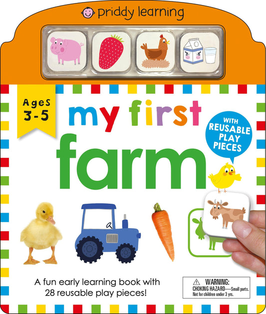 My First Play And Learn: Farm With Reusable Pieces