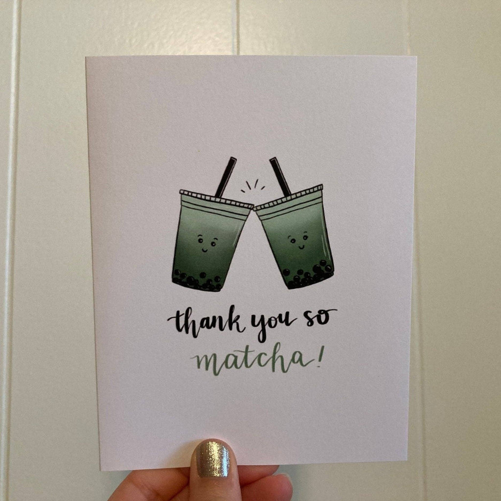 Greeting Card - Thank you so Matcha Card