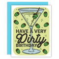 Greeting Card - Have a Very Dirty Birthday Martini