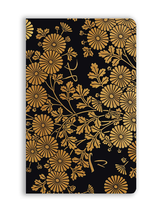 Journal - Hobi: Box Decorated with Chrysanthemums Soft Touch