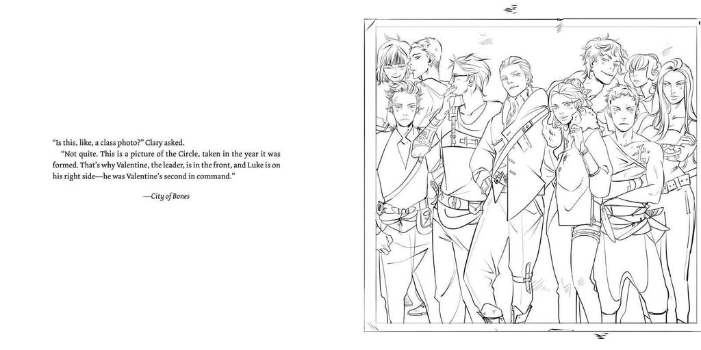 Coloring Book - Official Mortal Instruments by Cassandra Clare