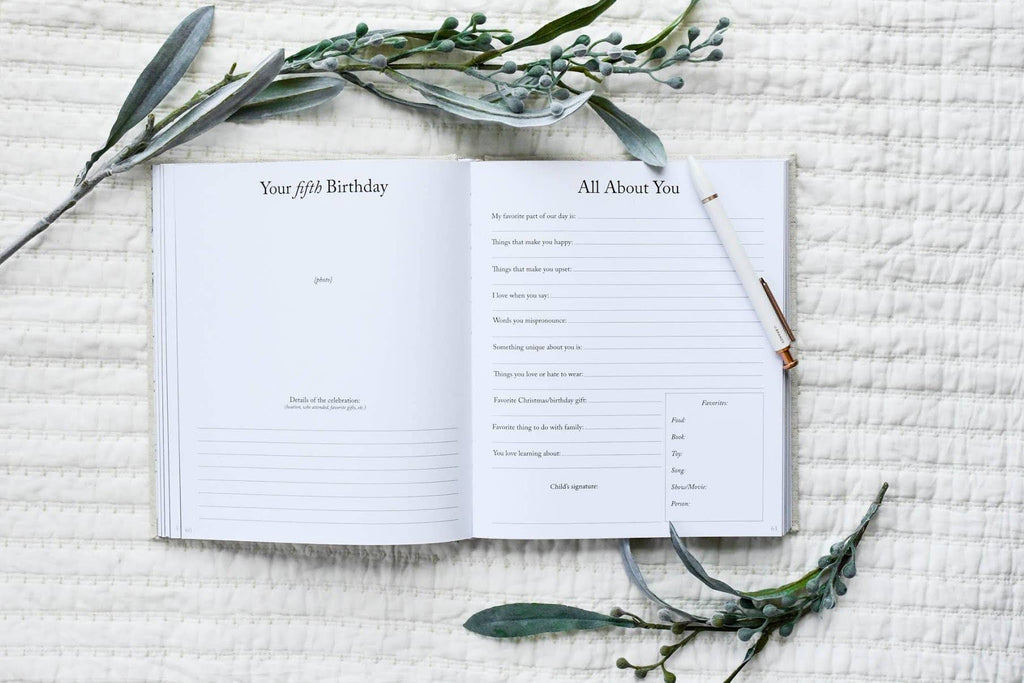 Dear Son Childhood Keepsake Book | Gift for Mom or Spouse: Gray