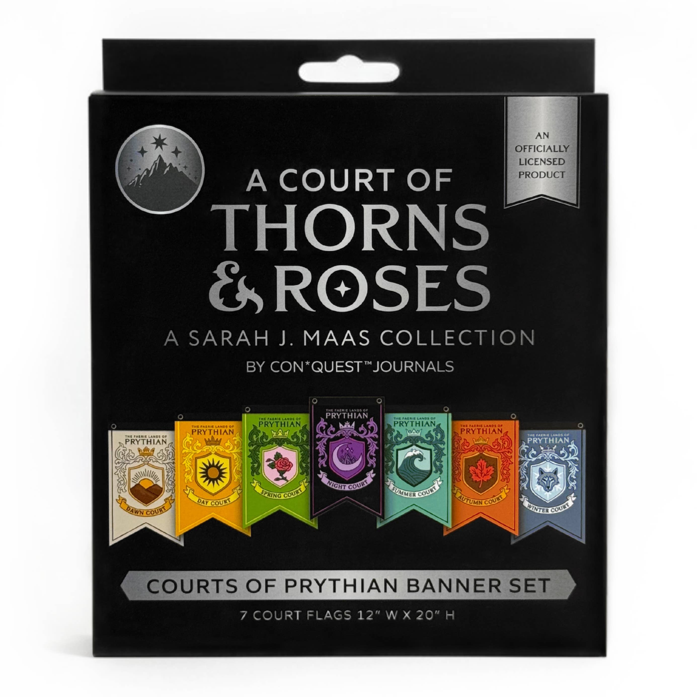 A Court of Thorns and Roses Banner Flag Set (12'' x 20'')