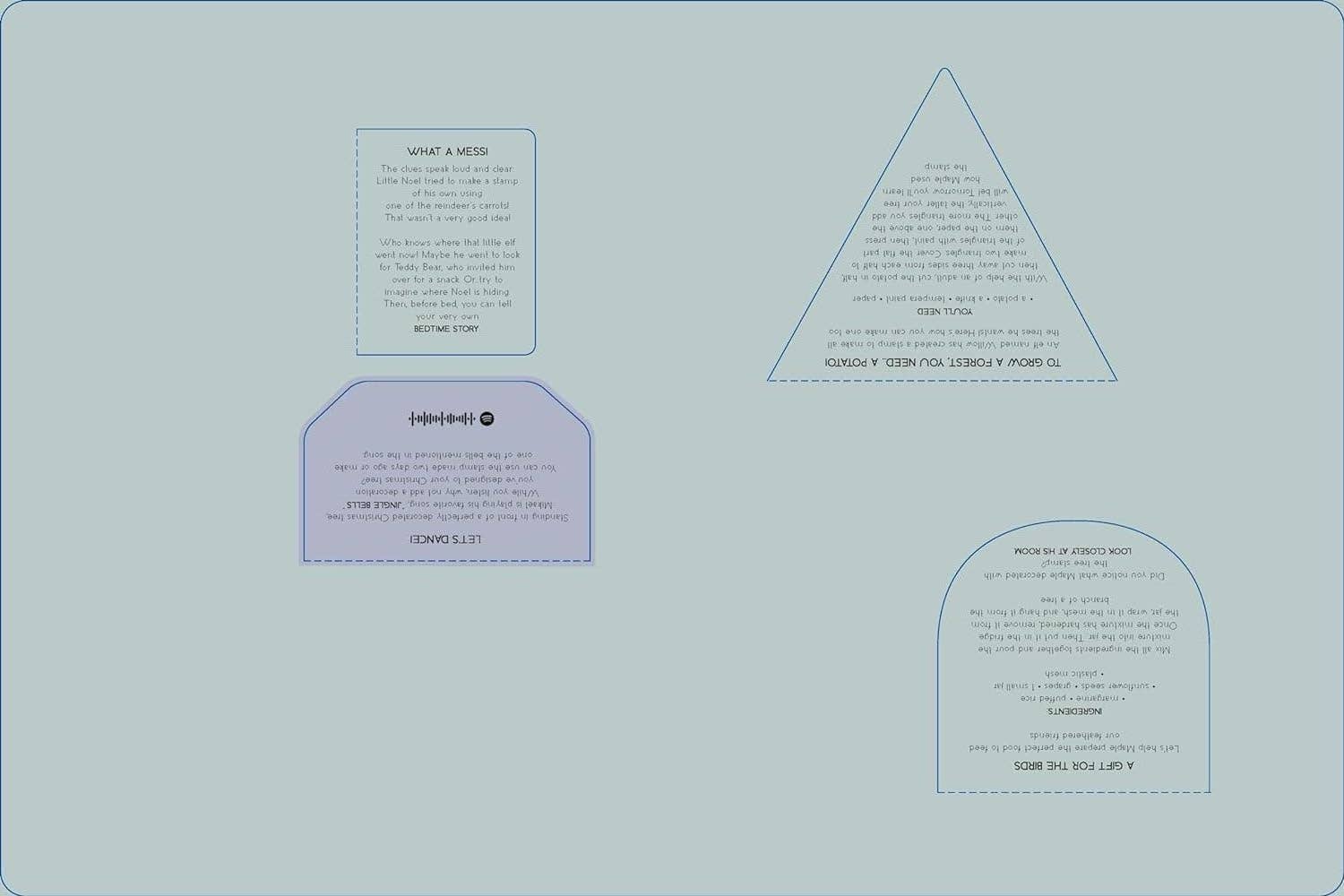 Christmas Is Coming! Advent Calendar Book w/ Crafts, Recipes