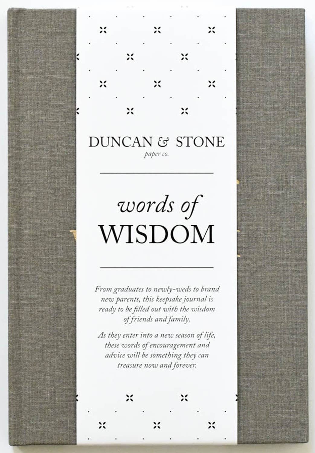 Words of Wisdom Journal for Wedding Guest Book | Graduation