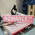 Bookshelf Sign - Romance Dr. - Pink