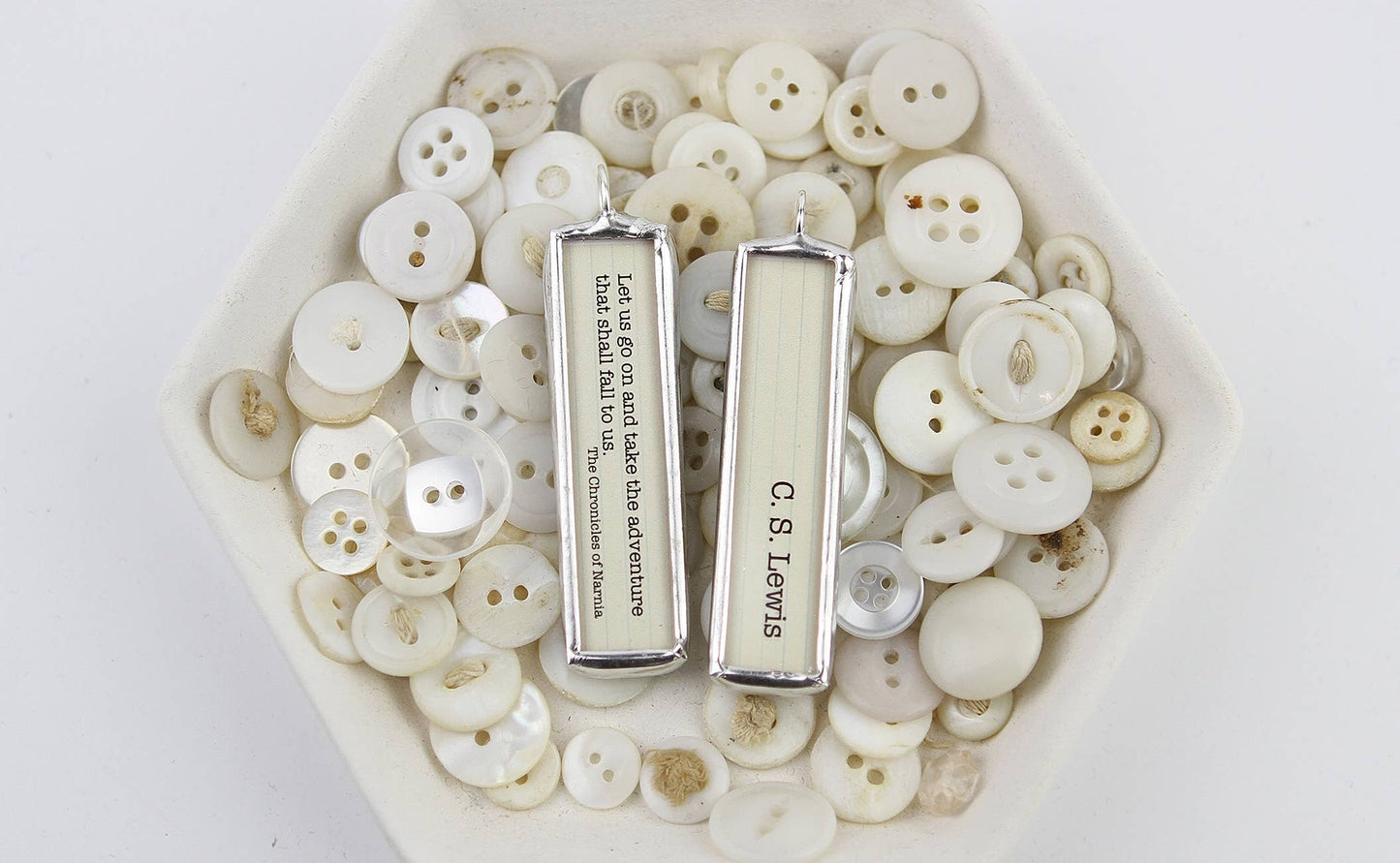 Take The Adventure Narnia Literary Book Charm Necklace